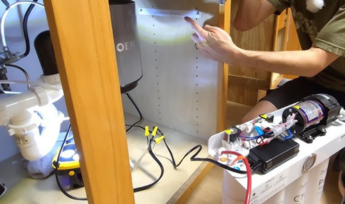 tankless RO system setup