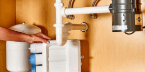 under sink RO installation