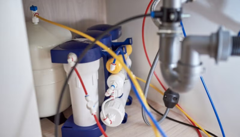 water treatment system installation