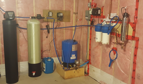 hydrogen peroxide well water treatment system